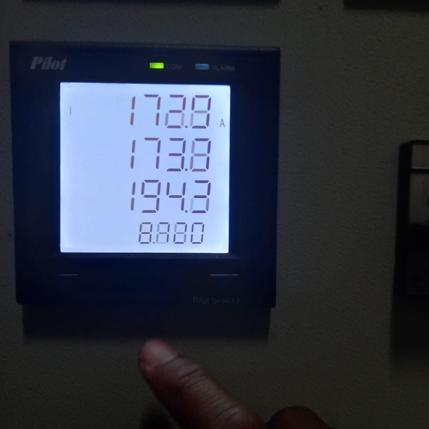 Pembacaan power meter